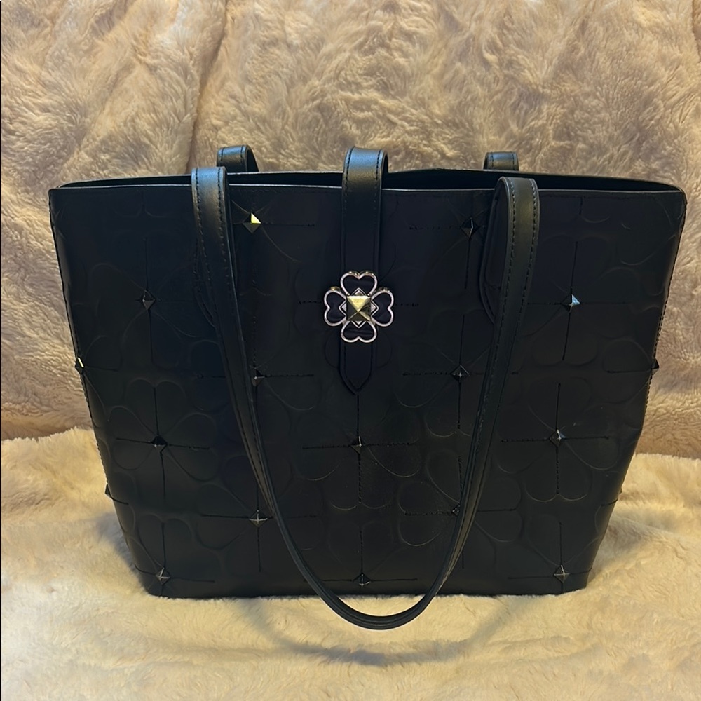 Kate Spade black studded purse - Picture 1 of 6